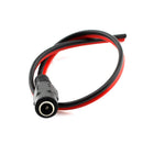 5 Pairs DC Power Pigtail Cable, 2.1 x 5.5mm Male & Female Connectors for CCTV Security Camera and Lighting Power Adapter