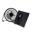 6V 3W Solar Panel Battery Charger Modile Tablet Charging Board with 4'' Fan