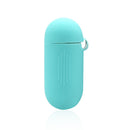 Shock Proof Protective Cover Mini Case Rubber for AirPods Headset Charging Green