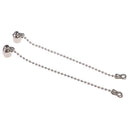 2Pcs SMA Connector RP.SMA Straight Protective Dustproof Cap Cover + Chain
