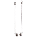 2Pcs SMA Connector RP.SMA Straight Protective Dustproof Cap Cover + Chain