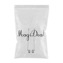 2Pcs SMA Connector RP.SMA Straight Protective Dustproof Cap Cover + Chain