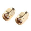 2 Pieces Dust Cap for SMA Female RF Connector Brass Body Gold