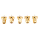 5Pieces SMA Male Jack Chassis Flange Panel Mount 4 Hole RF Solder Connector Adapter
