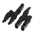 Solar Panel MC4 Y Branch Connectors Cable Coupler for Parallel Connection