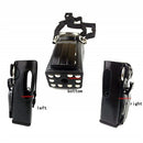 PU Leather Carrying Holder Holster Case with Adjustable Shoulder Strap for Yaesu ICOM Kenwood Two Way Radios