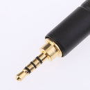 High Quality Gold Plated 2.5mm 4 Pole TRRS Stereo Replacement Headphone Jack Plug Soldering DIY Audio Cable Connector