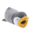Animal Cable Winder Organizer Protective Case Grey Penguins