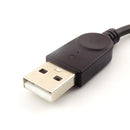 Black USB 3.0 Female to Dual USB Male Extra Power Data Y Extension Cable for 2.5" Mobile Hard Disk