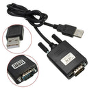 USB 2.0 To Serial (9-Pin) DB-9 RS-232 Converter Cable Supported Windows 98/ Se/ ME/ 2000/ XP/ Vista (32&64)/ Windows7 (32)/ Win10
