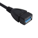 4 Pieces USB 3.0 A Left/Right/UP/Down Angle 90 Degree Male To Female Adapter Cable