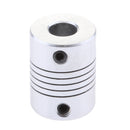 Flexible Couplings 6mm to 8mm Shaft for NEMA 17 RepRap 3D Printer or CNC Machine