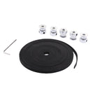 5M GT2 Timing Belt 6mm Wide + 5x Pulley + L Shape Wrench For 3D printer CNC RepRap