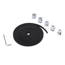 5M GT2 Timing Belt 6mm Wide + 5x Pulley + L Shape Wrench For 3D printer CNC RepRap