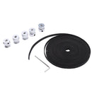 5M GT2 Timing Belt 6mm Wide + 5x Pulley + L Shape Wrench For 3D printer CNC RepRap