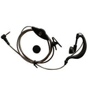 1pin 2.5mm Black Aluminum Foil Earpiece Earphone Headset for Motorola Talkabout Cobra Walkie Talkie Two Way Radio 1pin
