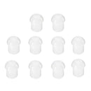 Replacement Mushroom Earbud Ear Tips for Motorola Kenwood Two Way Radio Coil Tube Audio Kits /Transparent Acoustic Tube Earpieces,10 Pack