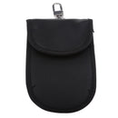 RFID Signal Blocking Bag Anti Theft Bag Car Key FOB & Cell Phone Blocking Pocket Black