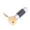 3pcs Stereo Audio Adapter Plug 2.5mm Male Connector 4 Pole Right Angle