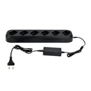 Six-way Multi Unit Charger Gang Charger For Baofeng UV-5R BF-F8HP EU Plug