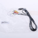 S-Video 7 Pin male to 3-RCA male RGB Composite Video Cable Adapter(1.5M) 5ft