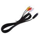 S-Video 7 Pin male to 3-RCA male RGB Composite Video Cable Adapter(1.5M) 5ft
