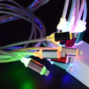 1M Light Up Micro USB Data Sync Charger Cable For Android Samsung Rose Gold