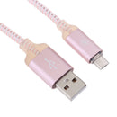 1M Light Up Micro USB Data Sync Charger Cable For Android Samsung Rose Gold