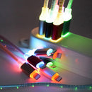 1M Light Up USB To USB C Data Sync Charger Cable For Phone Tablet Rose Gold