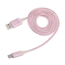 1M Light Up USB To USB C Data Sync Charger Cable For Phone Tablet Rose Gold