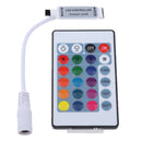 24-Key RGB LED Strip 12V IR Remote Control Controller