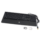 K11 104 keys RGB LED Mechanical Gaming USB Keyboard A optical axis