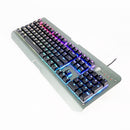 Wired Backlghit Mechanical RGB LED 104 Keys Gaming Keyboard Switches Real RGB