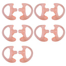 5Pairs Silicone Soft Ear Bud For Covert Acoustic Tube Earpiece For Two-way Radio M Pink