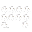 Twist On Replacement Acoustic Tube for Two Way Radio Headset Earpiece Earphone (Pack of 10)