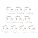 Twist On Replacement Acoustic Tube for Two Way Radio Headset Earpiece Earphone (Pack of 10)