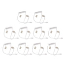Twist On Replacement Acoustic Tube for Two Way Radio Headset Earpiece Earphone (Pack of 10)