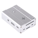 Aluminum Protective Case Metal Enclosure Cover Box For Raspberry Pi 3/ 2 gray