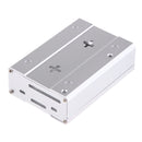 Aluminum Protective Case Metal Enclosure Cover Box For Raspberry Pi 3/ 2 gray