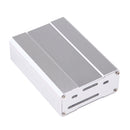 Aluminum Protective Case Metal Enclosure Cover Box For Raspberry Pi 3/ 2 gray