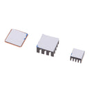 3Pack Heat Sink Aluminum +Copper Cooling HeatSink Radiator For Raspberry Pi