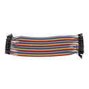 40Pin Multicolored Dupont Wire Kit Breadboard Jumper Wires Ribbon Cable