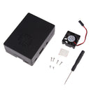 Durable Plastic Case with DC 5V Mini Cooler Fan for Raspberry pi 3/ 3B+