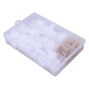 380Pcs 2.8mm Pitch 2 3 4 6 Pin Male & Female Plug Crimp Wire Terminals Connector Assortment