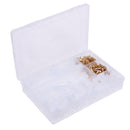 380Pcs 2.8mm Pitch 2 3 4 6 Pin Male & Female Plug Crimp Wire Terminals Connector Assortment