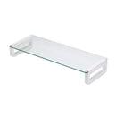 Glass Monitor Stand, 4 USB Ports, Long Type