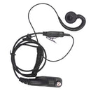 G Shape Earpiece Headset Mic PTT For Motorola Mototrbo Xpr-6300 Xpr-6350 Xpr-6380 Xpr-6500 Xpr-6550 Xpr-6580 Xpr-7350 Xpr-7550 Radio