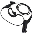 G Shape Earpiece Headset PTT Mic Compatible For Motorola XPR 6000 XPR6500 XPR6550 XPR 7000 XPR 7550 XiR-P8200 XiR-P8268 Two-Way Radio