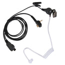 Covert Acoustic Tube Headset/Earpiece for Motorola Radio MTH600 MTH650 MTH800 MTH850 MTP850 MTS850