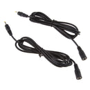 2Pcs DC Power Adapter Cable 4.0x1.7mm Male Plug to Female Jack Converter 1.5Meter/5ft